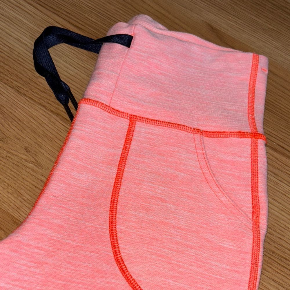 Lululemon Athletica Leggings with Orange Accents - Picture 2 of 6